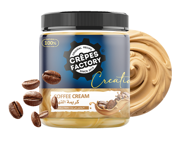 Crème Café 500g jar — Crêpes Factory coffee cream spread