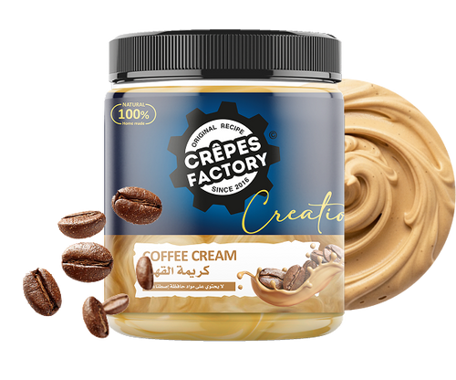 Crème Café 500g jar — Crêpes Factory coffee cream spread